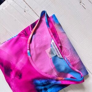 Alison Daley Women's‎ M/M Pink Blue Floral Paisley Print Long Sleeve Top